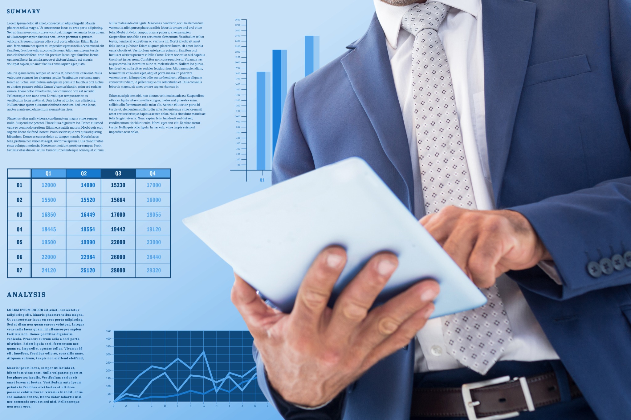 Illustration gestion comptable et financière